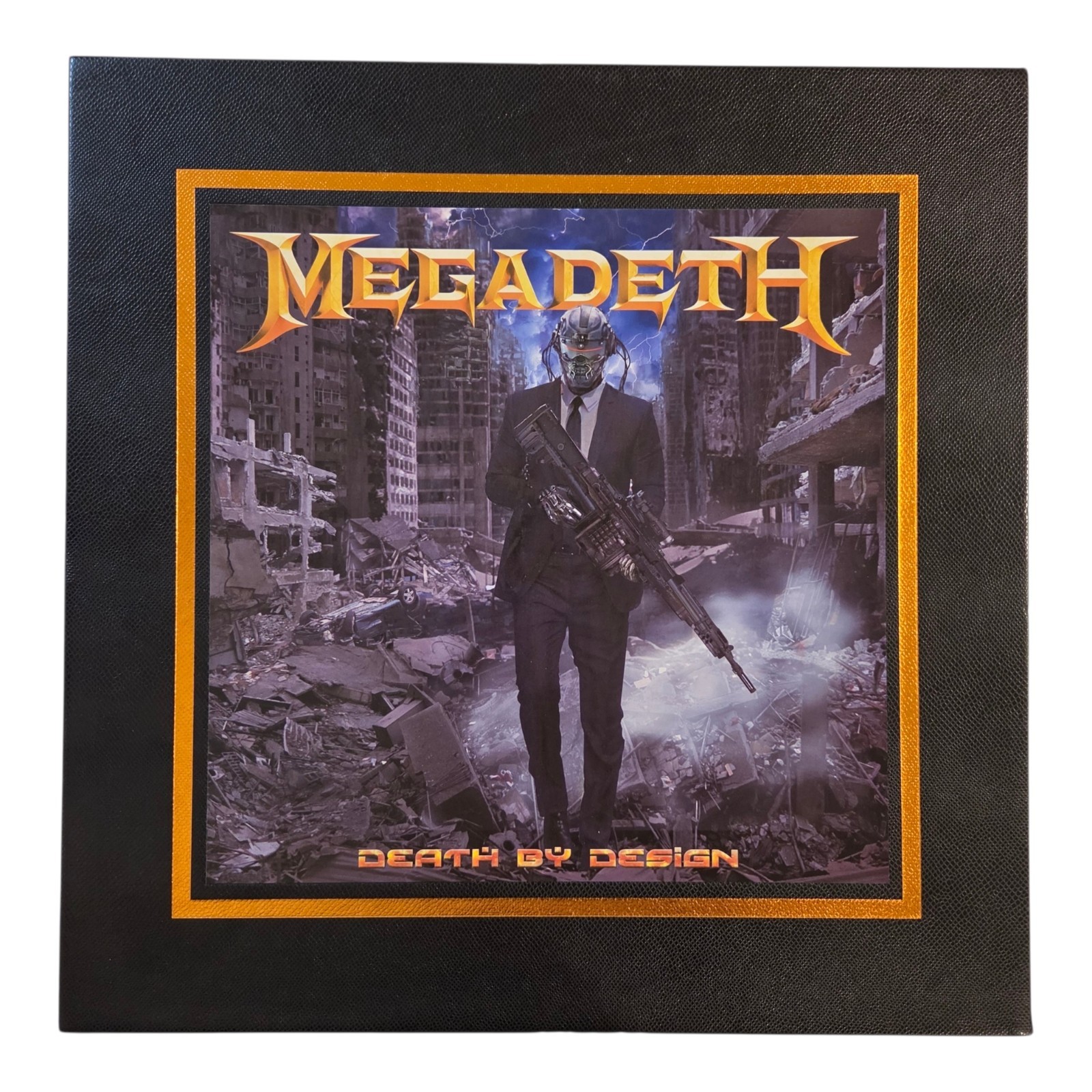 Megadeth Death by Design Alternate Cover fye Autographed Deluxe Edition Box Set