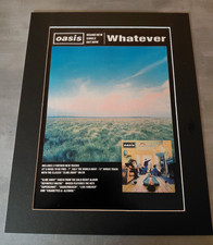 Oasis Whatever Promo Advert Original Vintage Advert Mounted 14x11