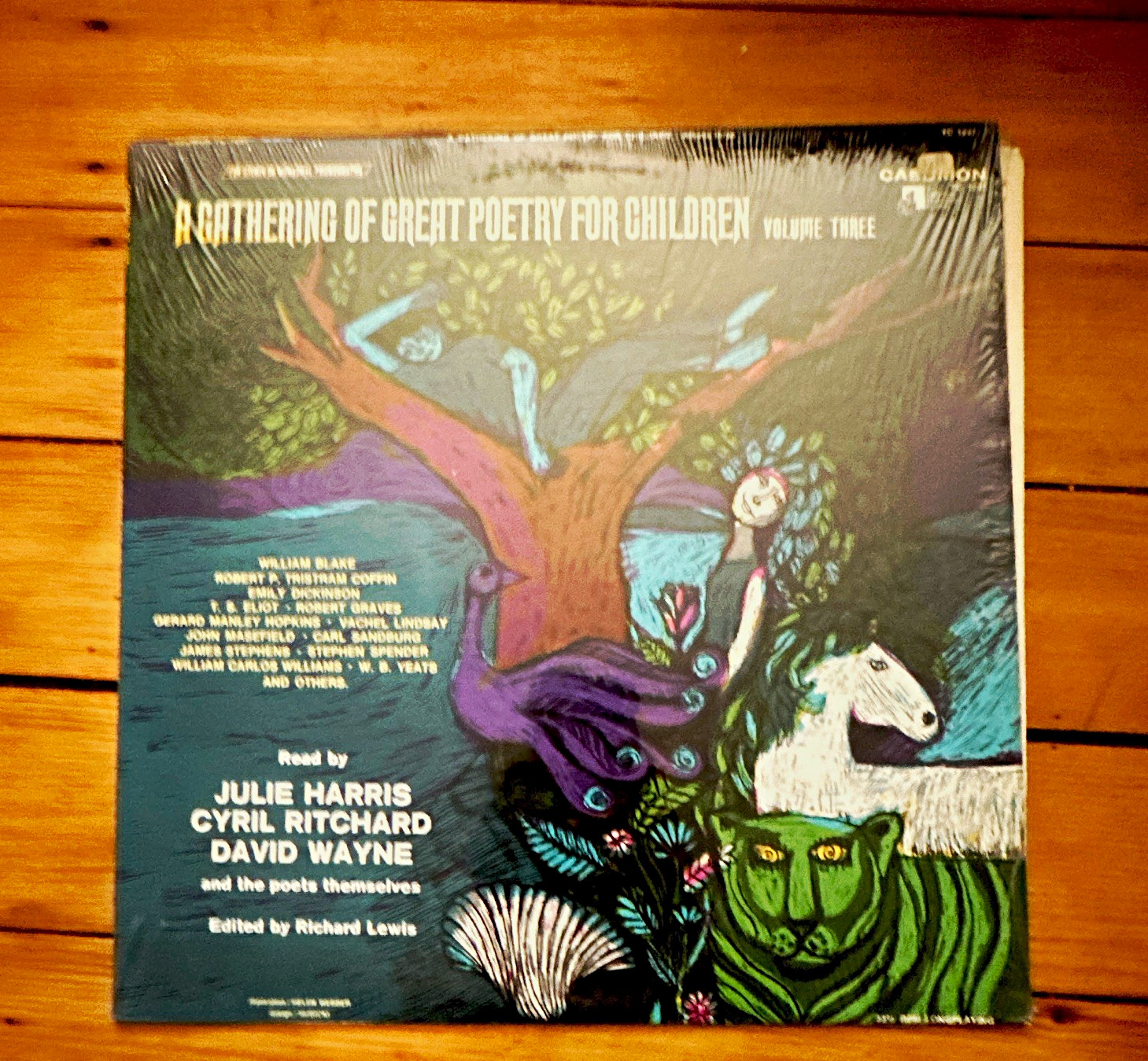 Caedmon A Gathering of Great Poetry for Children Vol 3 Julie Harris Vinyl Record