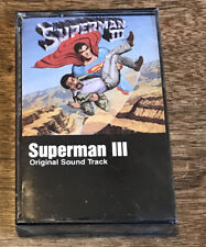 RARE Vintage 80’s SUPERMAN III 3 Movie Soundtrack Audio Cassette Tape NEW picture
