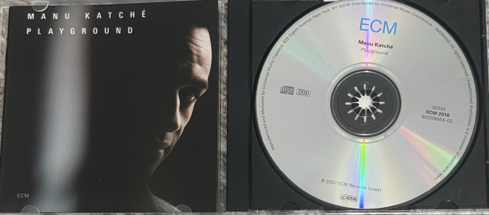 Manu Katché Playground CD Jazz Album ECM Records 2007 2000s ECM 2016 B0009664-02