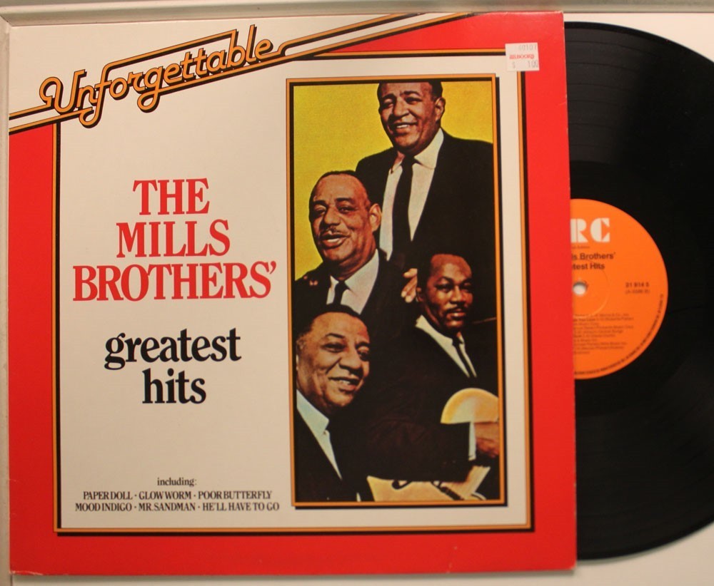 The Mills Brothers Lp Greatest Hits On Brc - Vg++ To Nm/ Vg++
