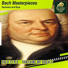 Bach Masterpieces - QRS PIANOMATION COMPATIBLE PLAYER PIANO CD picture