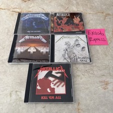 METALLICA Ride Lightning/Master Puppets/Justice: Original Elektra USA 5 CD Lot picture