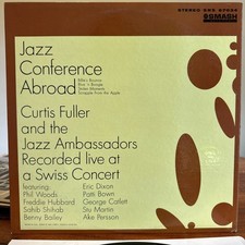Curtis Fuller Jazz Conference Abroad LP 1963 Smash SRS 67034 ST PROMO Hubbard picture
