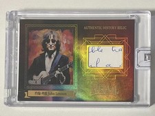 John Lennon 2024 Eternal Slabbed Sealed Relic #/D 68/99 Cut Letter Patch Beatles picture