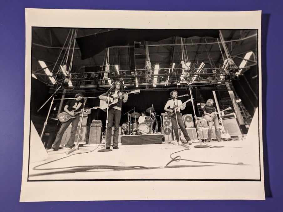 The Eagles, rare promotional press photo from 1975 (at Wembley)
