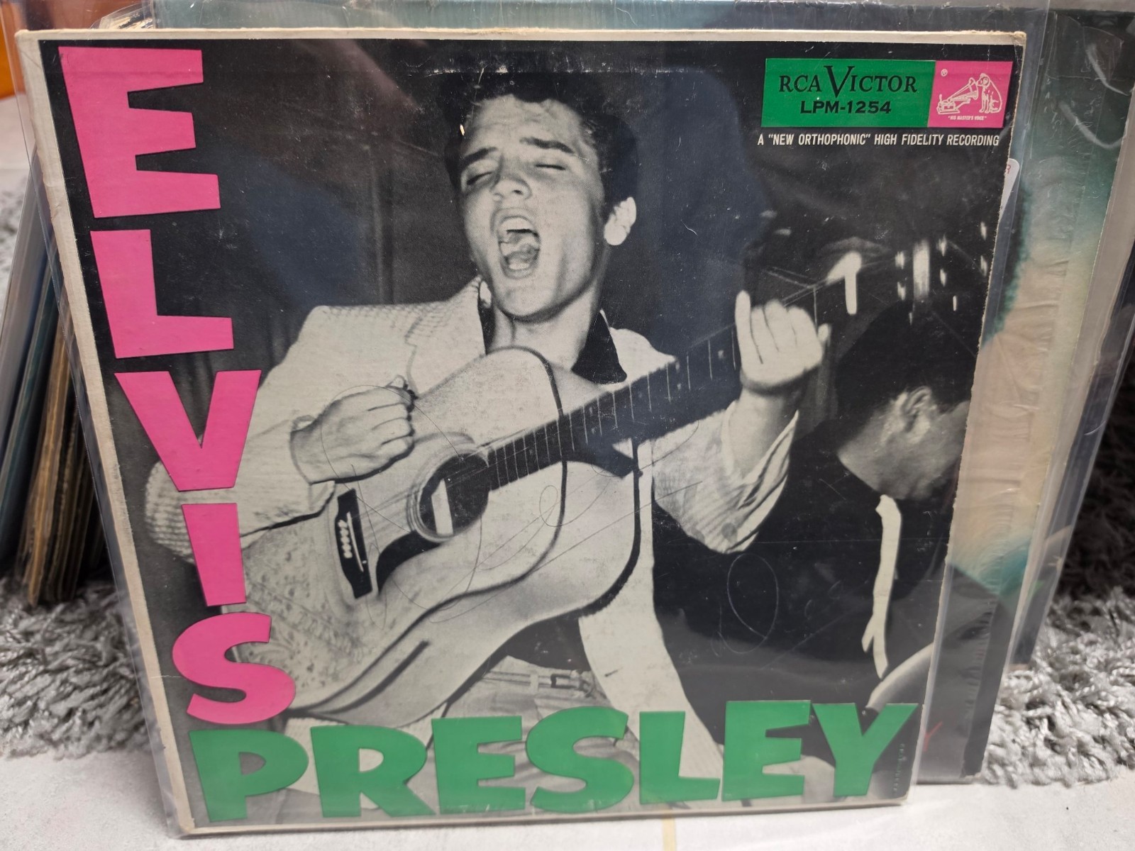 Elvis Presley Debut LP RCA LPM-1254 Rockaway Press 10S/8S Matrixes