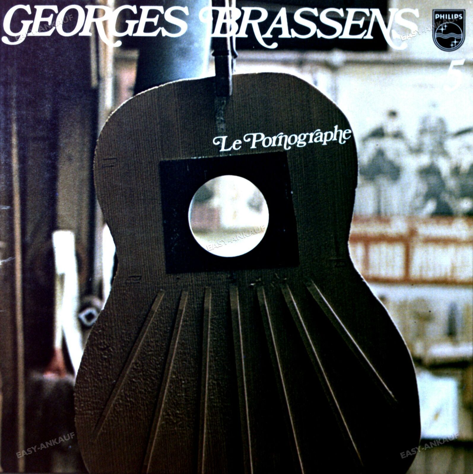 Georges Brassens - 5 - Le Pornographe LP 1965 (VG+/VG+) \'*