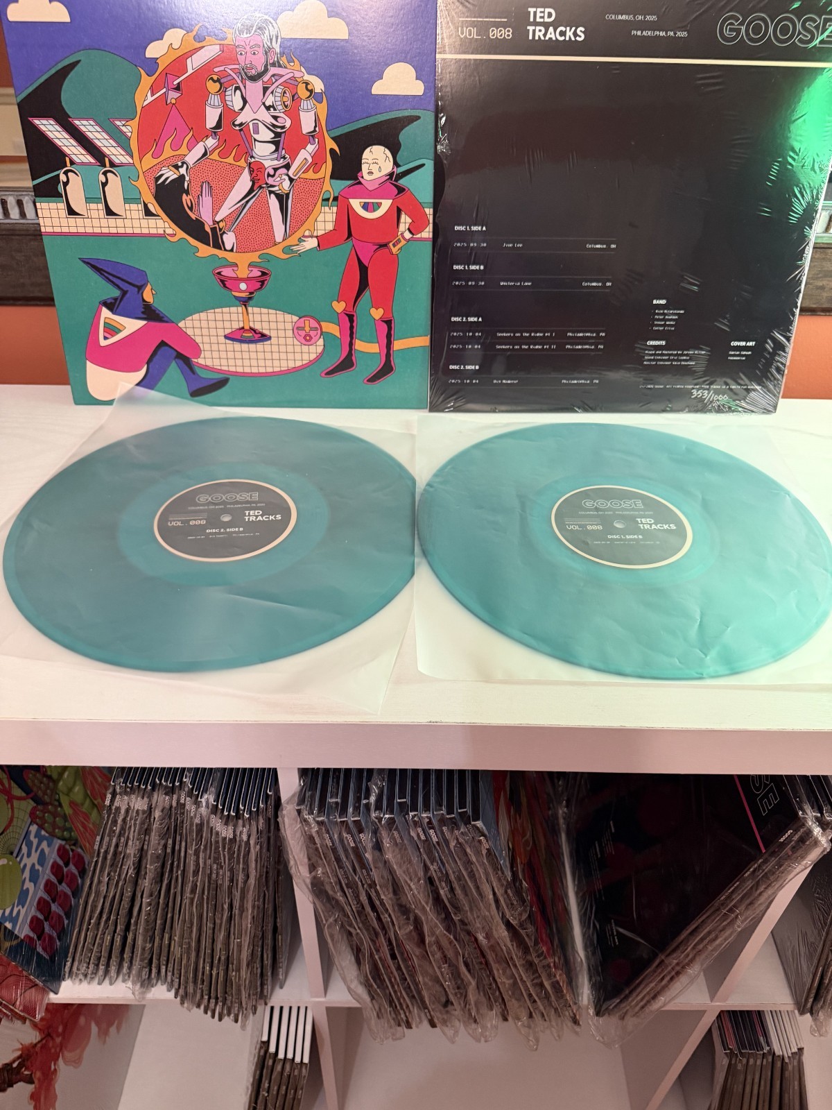 Goose TED Tracks Vol 008 #352/1000 - Rare Colored Vinyl