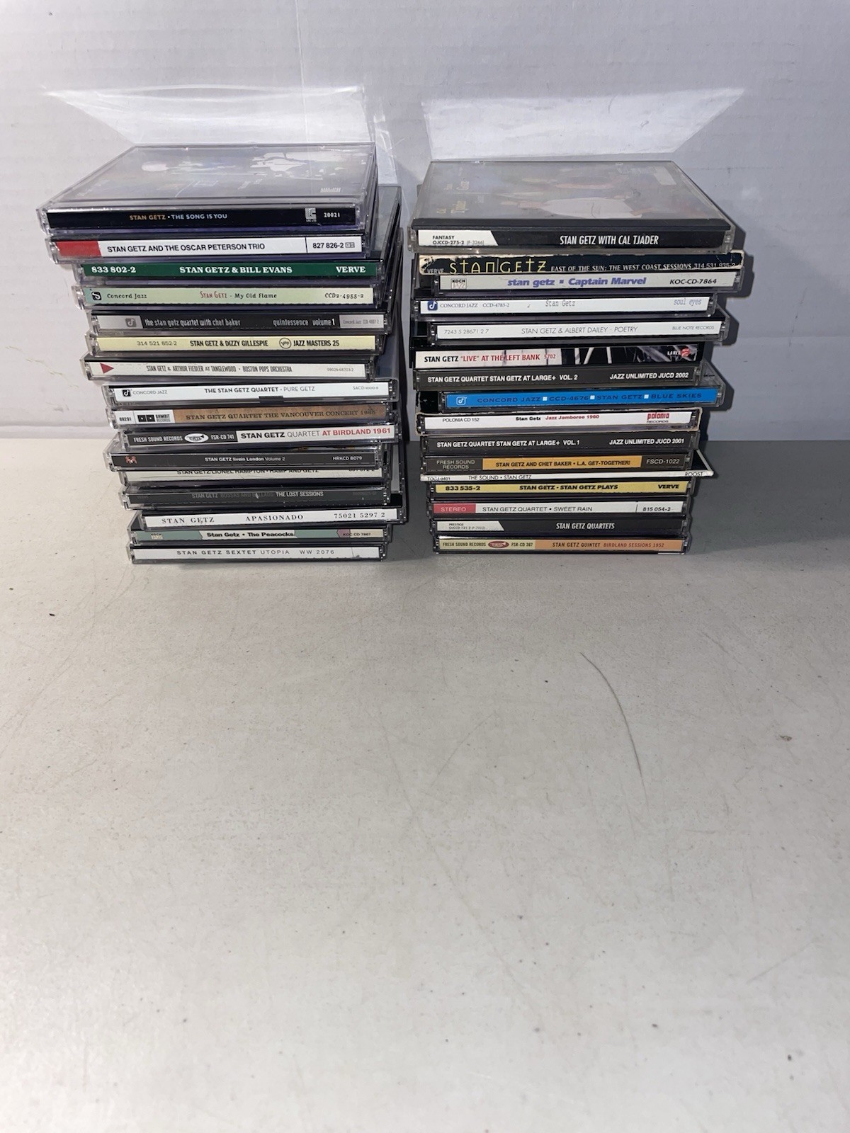 Stan Getz Lot Of 32 CDs Jazz Lot