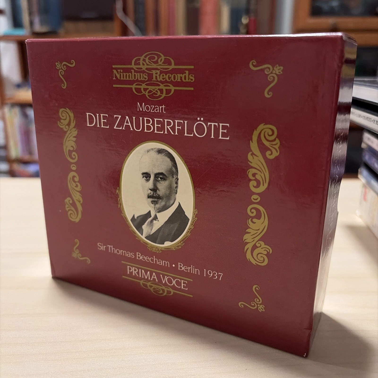 MOZART DIE ZAUBERFLOTE 2-CD SET WITH BOOKLET & CASE. PRIMA VOCE