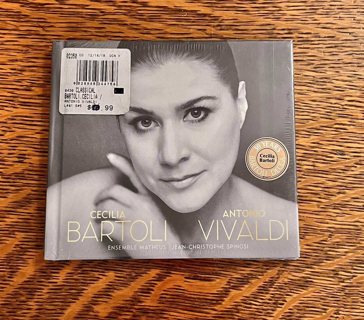 Cecilia Bartoli Antonio Vivaldi CD Ensemble Matheus Jean Christophe Spinosi NEW