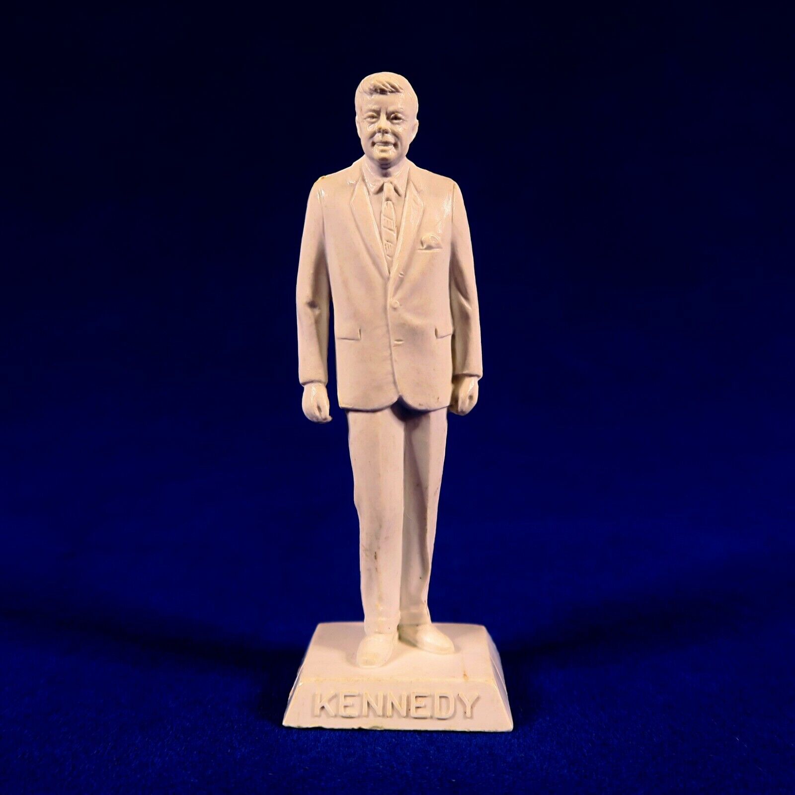 Marx 1961 John F Kennedy 35th President Figure Large 60mm Unpainted Vintage Toy