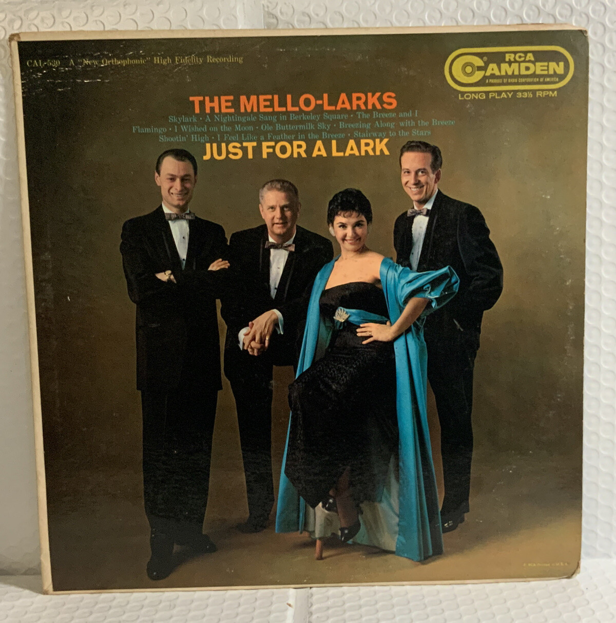The Mello-Larks Just for a Lark Vinyl