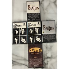 Vintage The Beatles Rock Music Cassette Tape Lot of 5 picture