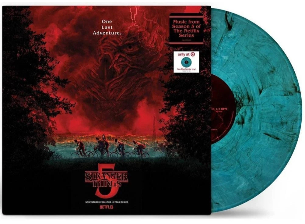 VARIOUS • Stranger Things 5 2025 LP Soundtrack Sea Blue Smoke Vinyl SEALED