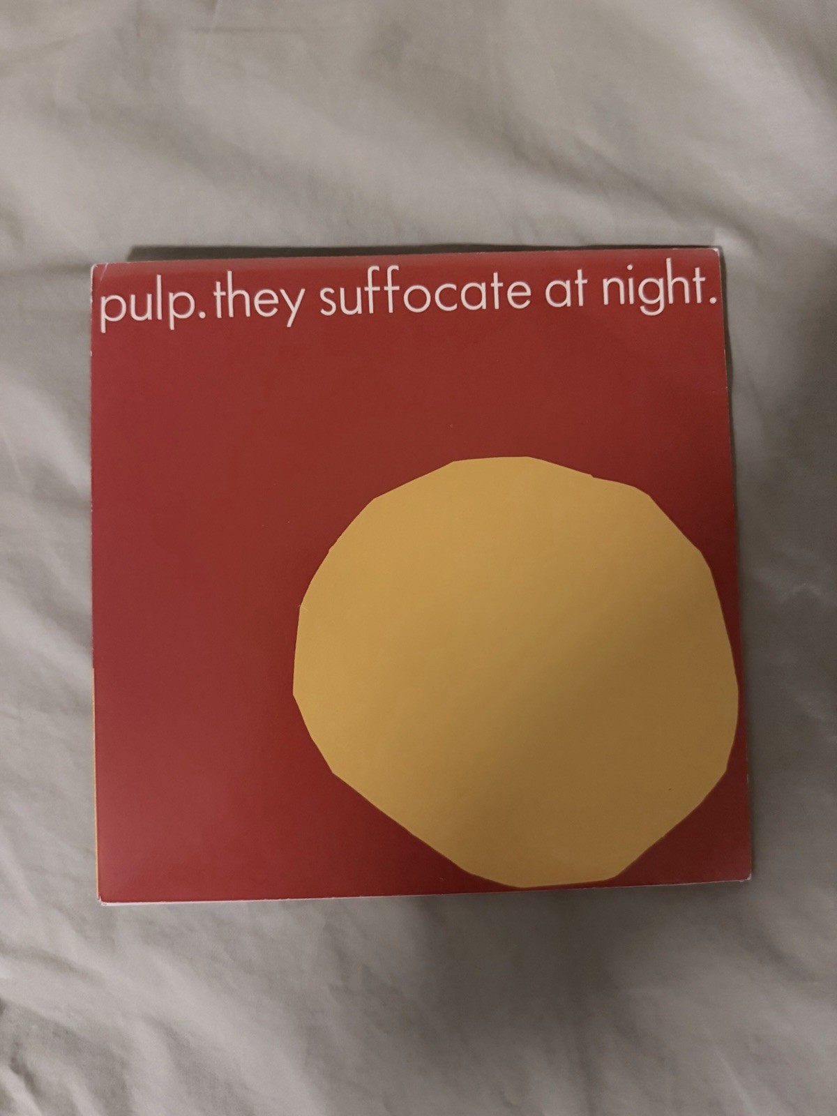 Pulp They Suffocate At Night Rare 7 Inch 45 Jarvis Cocker