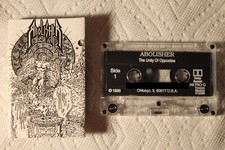 Abolisher – The Unity of Opposites US orig' private cassette DEATH metal TESTED picture