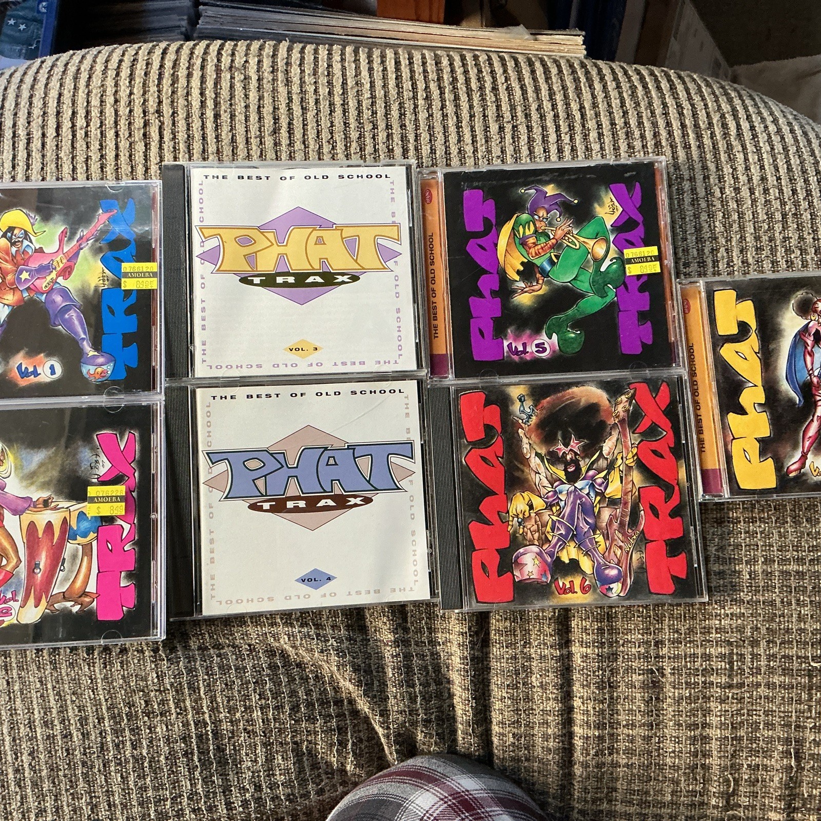 PHAT TRAX THE BEST OF OLD SCHOOL VOL. 1 - 7, OOP RHINO PRINT 7-CD SET VARIOUS 