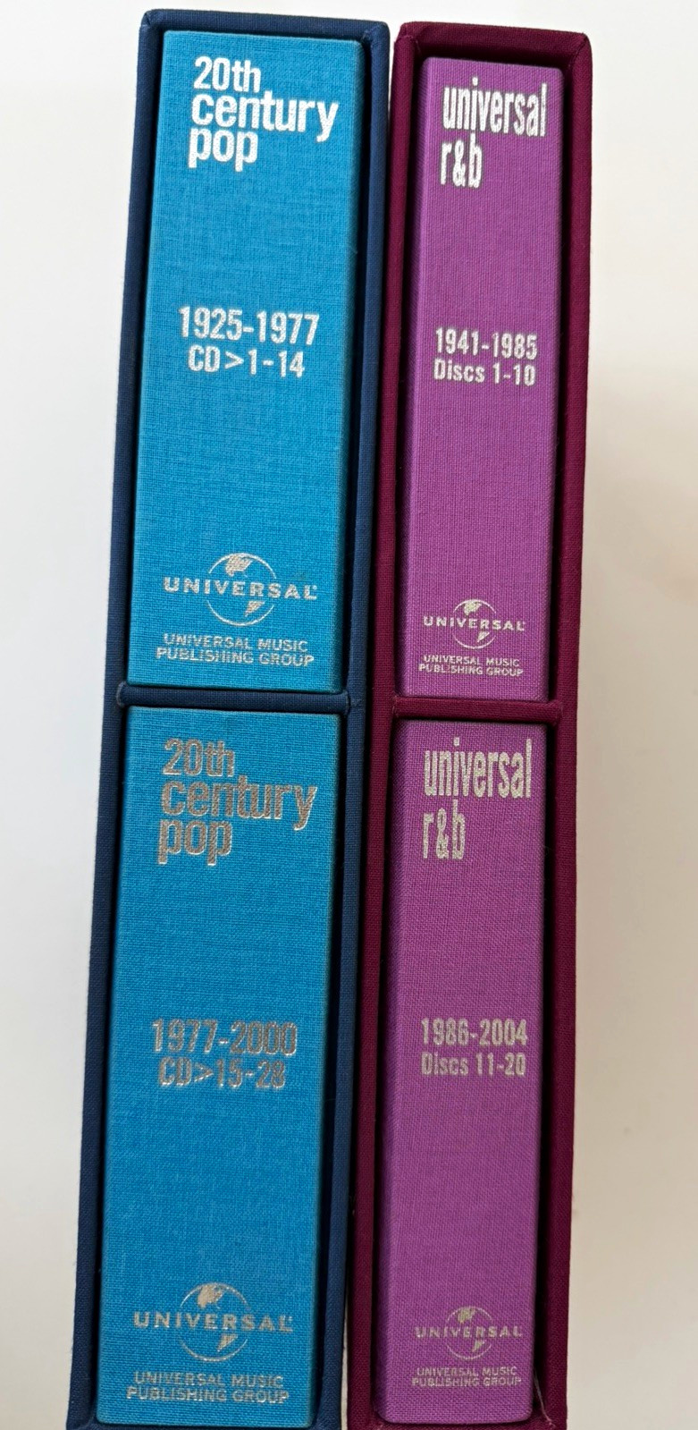 Universal Music Publishing Group 20th Century Pop / Universal R&B 48 CD Box Sets