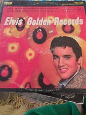 Elvis Presley Elvis' Golden Records LP RCA LSP-1707(e) Orange Label NM Vinyl VG  picture