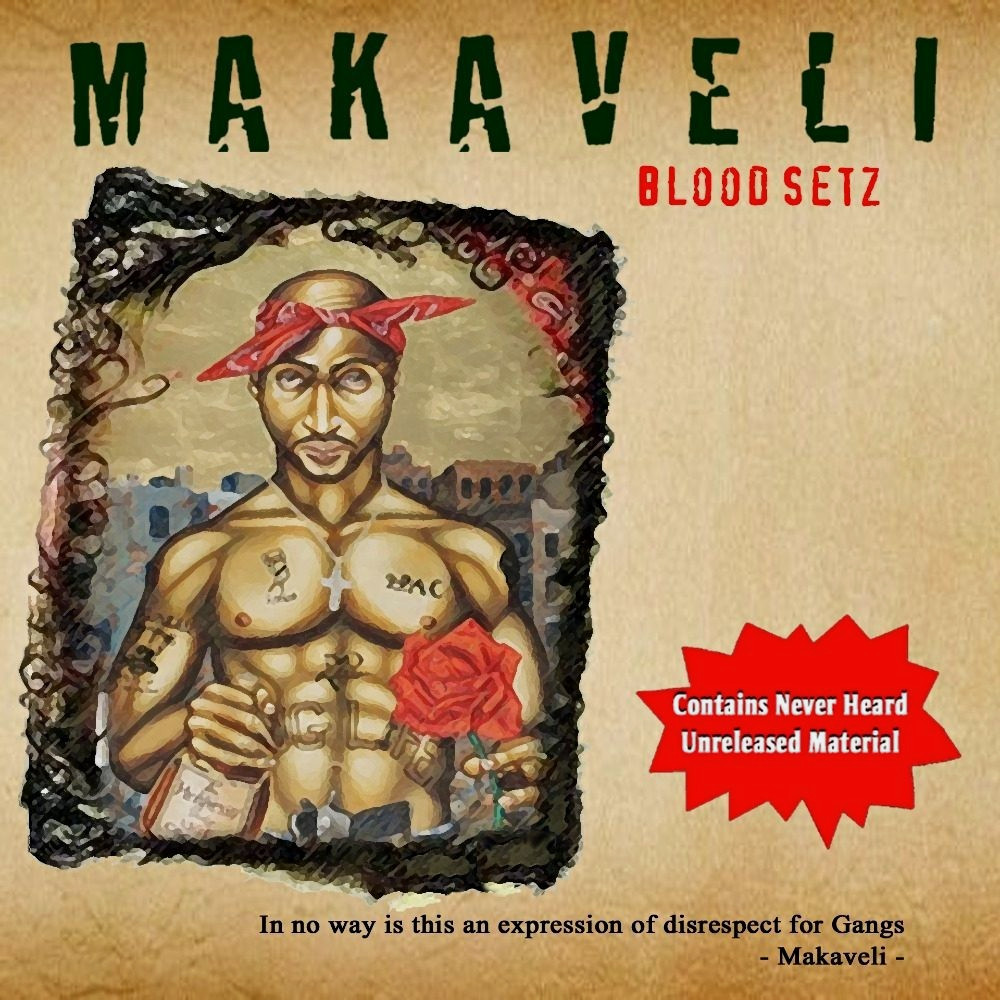 Makaveli - Blood Setz Album Makaveli Records 1996 Death Row Records Tupac Shakur