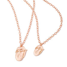 The Rolling Stones Rose Gold Tongue Necklace & Bracelet Set picture