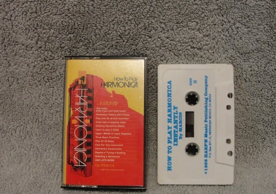 Vintage Harmonica Instruction Cassette Tape For Beginner