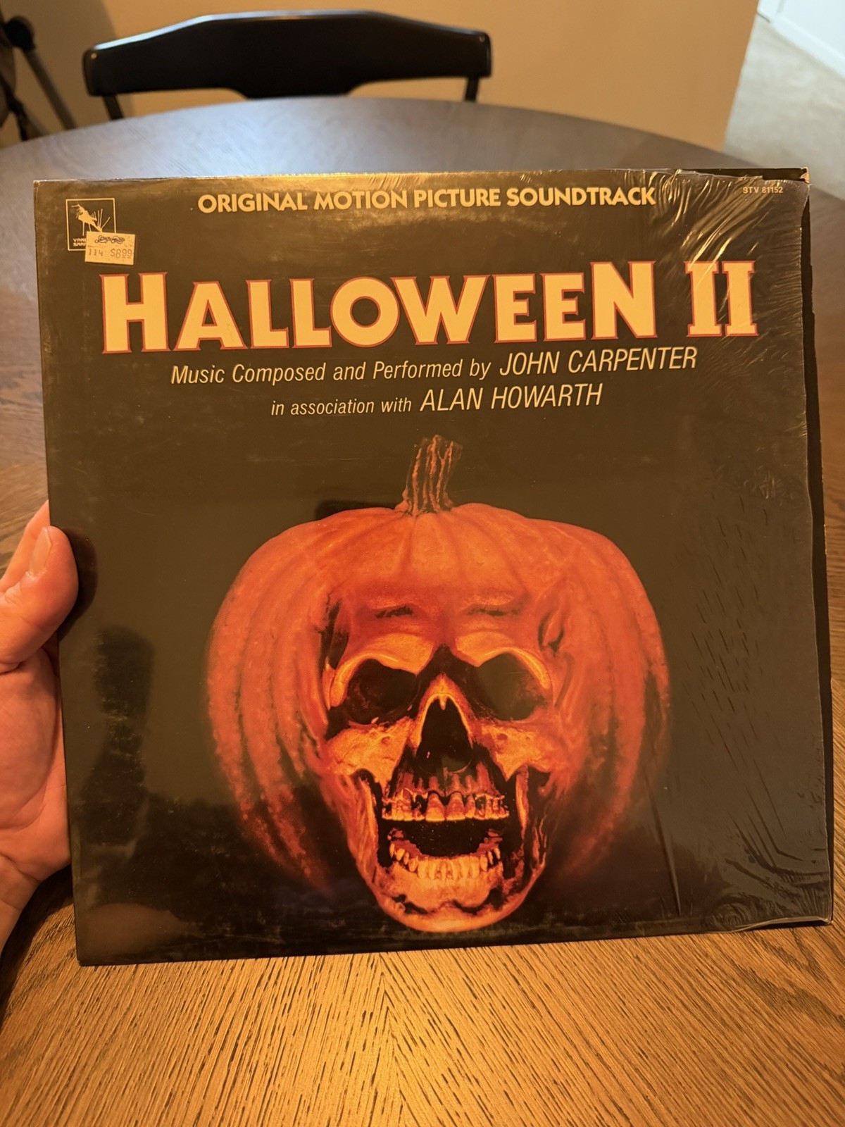Halloween II Original Motion Picture Soundtrack LP Vinyl John Carpenter Alan VG+
