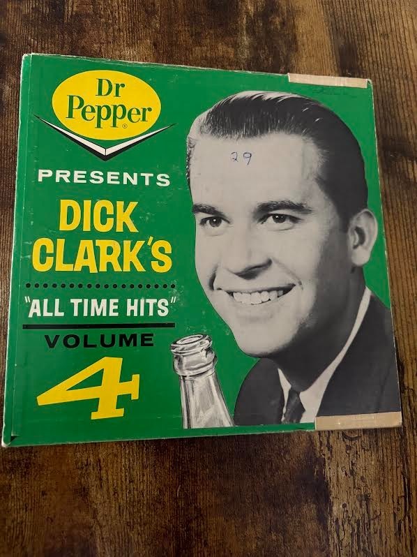 Vintage DR PEPPER presents DICK CLARK Picture Sleeve for Record 45 rpm Volume 4