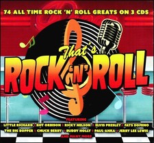 74 Greatest ROCK & ROLL Hits * New 3-CD Set * All Original 50's +60's Recordings picture