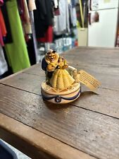 Vintage 1991 Disney Beauty and the Beast Figurine Music Box (Wind-Up) ~ NIB picture