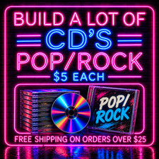 BUY $25 GET  POP ROCK BUILD YOUR OWN COMPACT DISC CD LOT picture