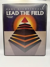Earl Nightingale Lead The Field Vintage 6 Cassette Tape Set Workbook Binder picture