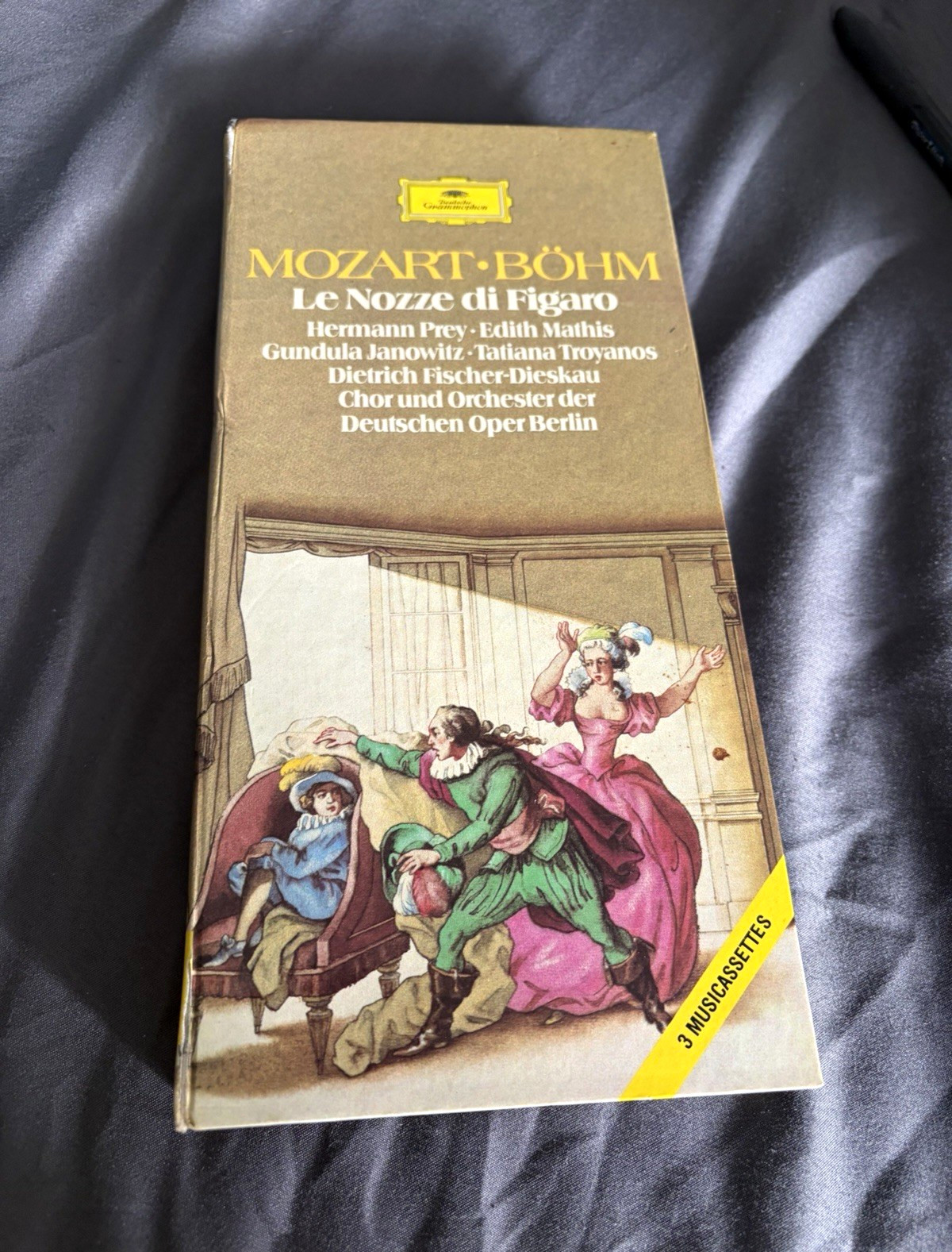 Mozart Le Nozze di Figaro Böhm Deutsche Grammophon 3 Cassette Dolby