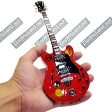 Mini Guitar scale 1:4 Alvin Lee 335 Woosdtock '69 miniature gadget collectible picture