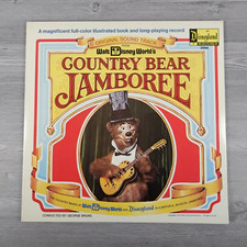 Walt Disney World's Country Bear Jamboree Vinyl Record LP & Book 1972 Near Mint picture