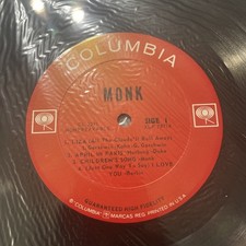 Rare Original 1965 Thelonious Monk 