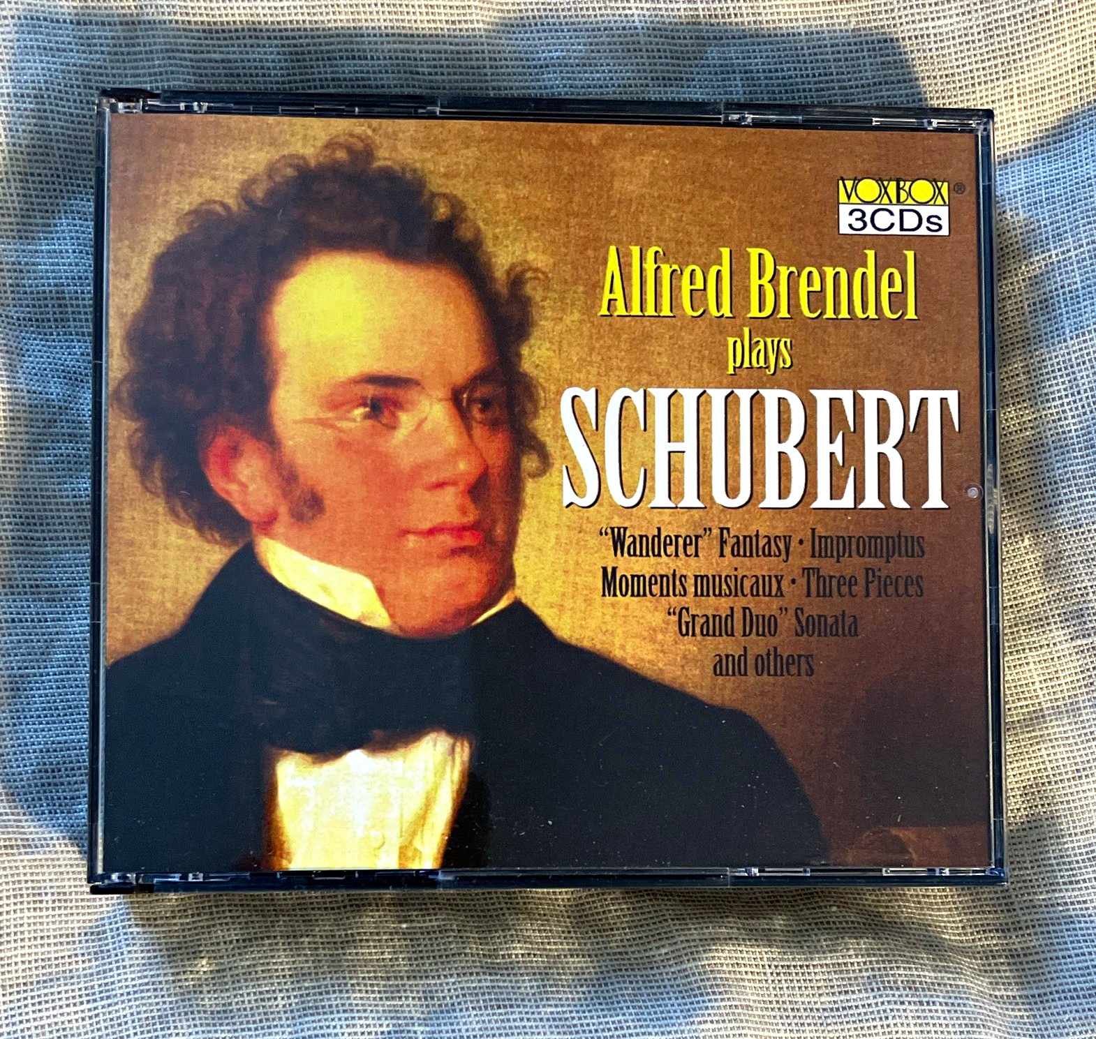 Alfred Brendel Plays Schubert (3 CD, 1996) VoxBox Compilation Set Like New
