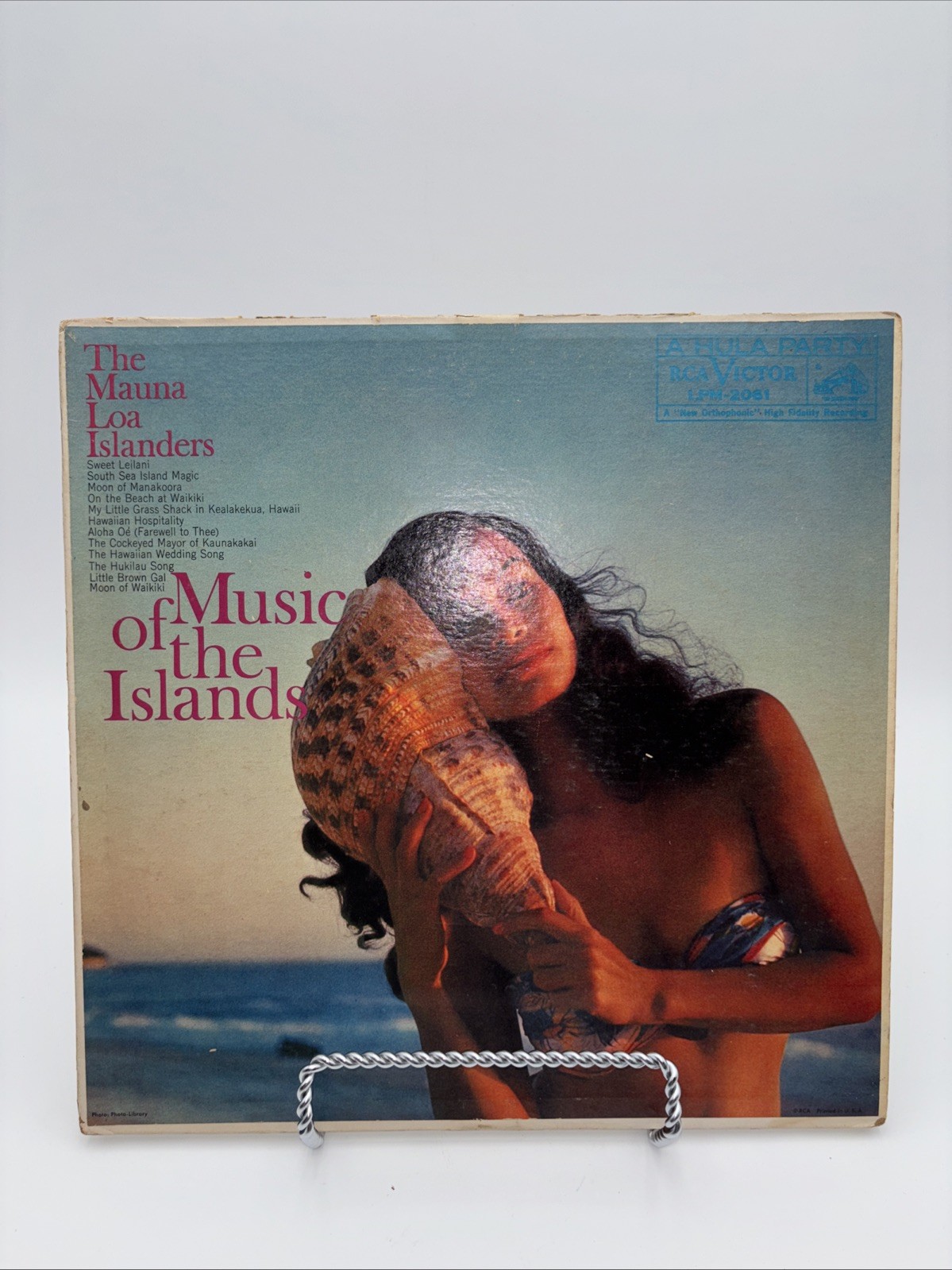Music Of The Islands The Mauna Moa Islanders LP RCA LPM-2061 (1959) VG+