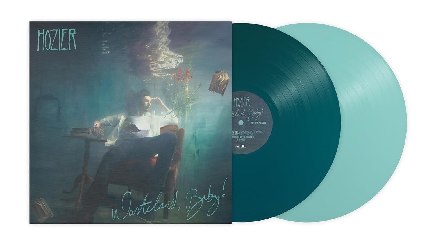 HOZIER - WASTELAND, BABY EXCLUSIVE LIMITED EDITION SEA BLUE VINYL NEW IN HAND