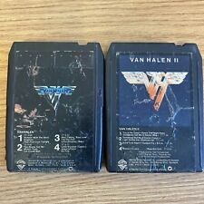 Lot of 2 Van Halen 8 track tapes as is picture