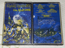 Iron Maiden Live After Death Japanese 2 Cassette RARE Has All Inserts Ex Cond picture