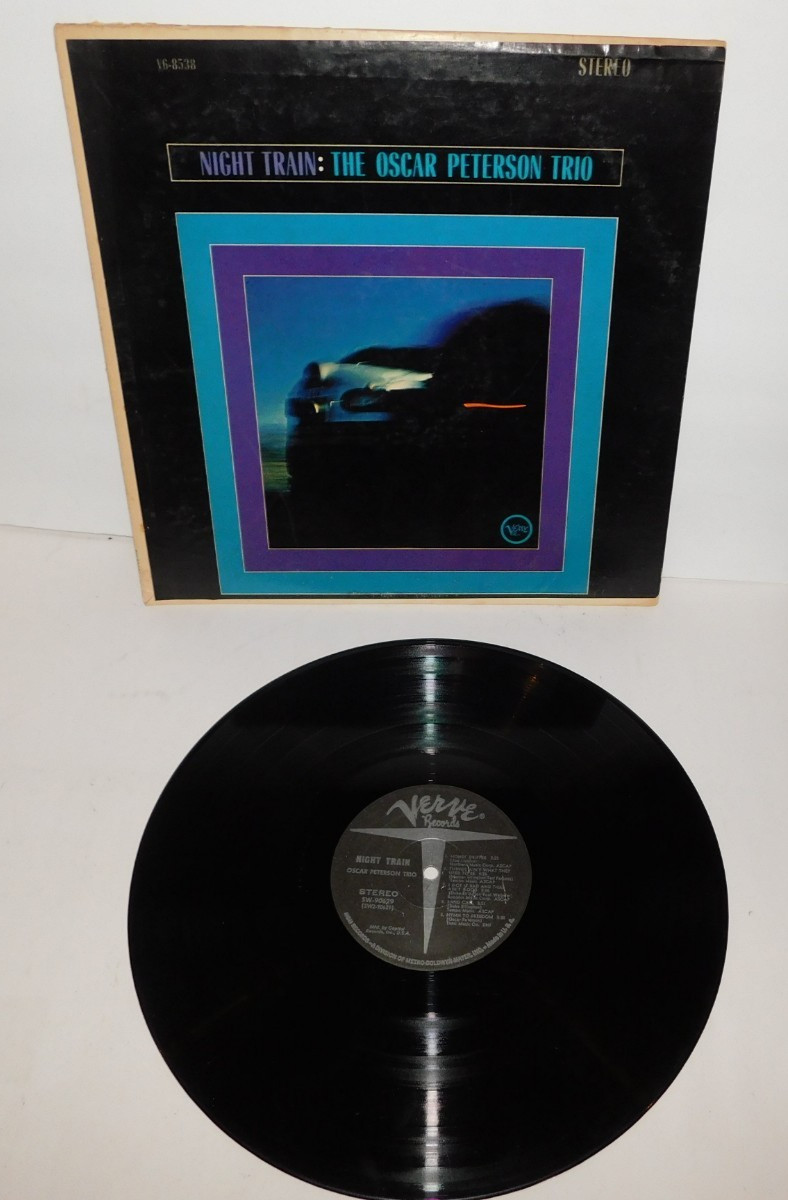 NEAT VINTAGE THE OSCAR PETERSON TRIO NIGHT TRAIN RECORD ALBUM