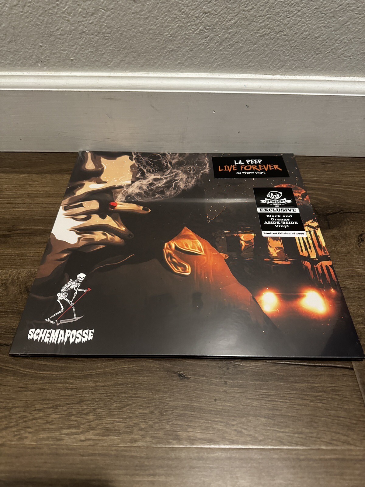 LiL Peep Live Forever Exclusive Black & Orange Vinyl Limited ONLY 1000 Newbury