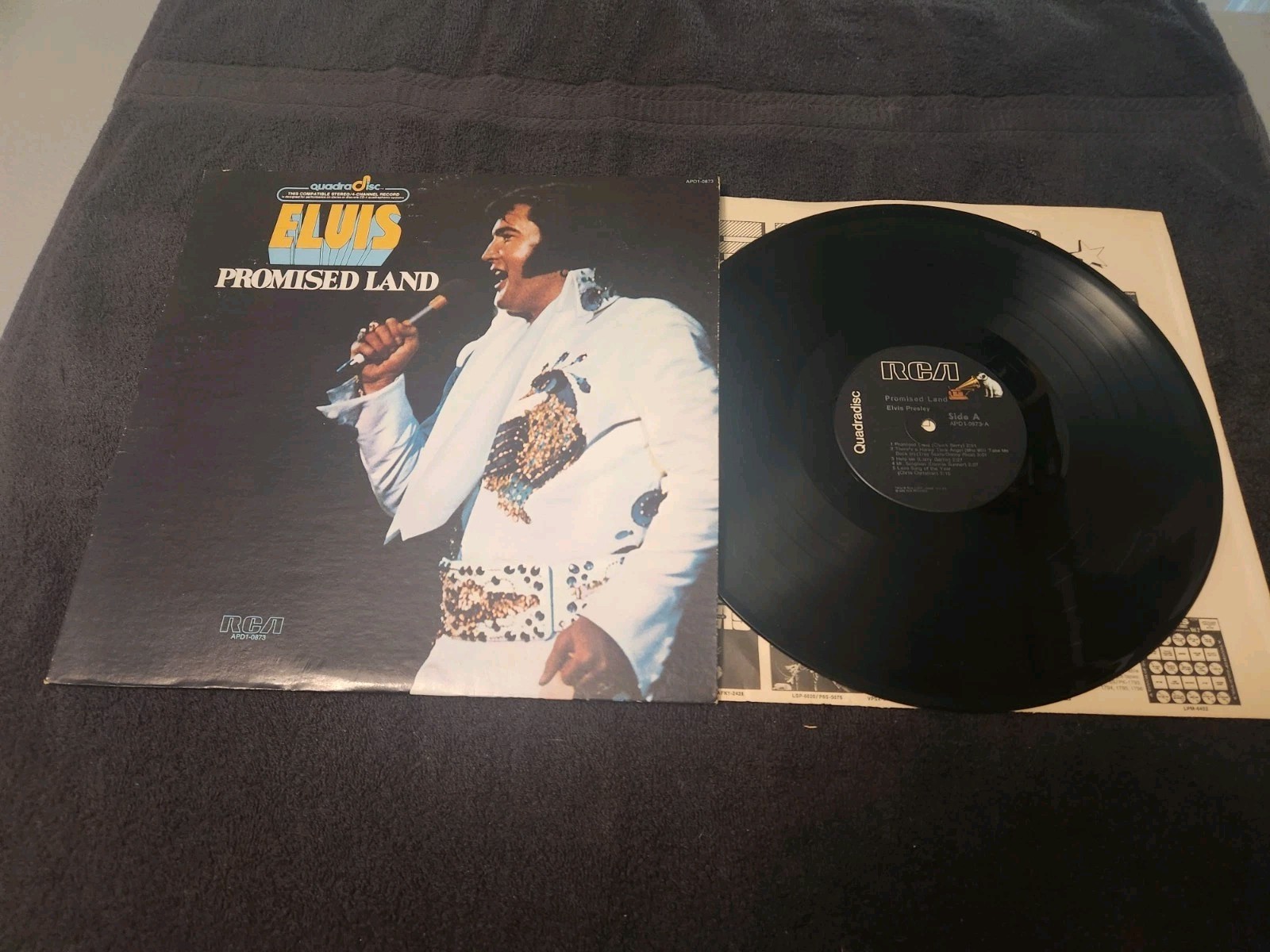 ELVIS - APD1-0873 - PROMISED LAND - QUADRADISC LP - MEGA RARE - NEAR MINT BEAUTY