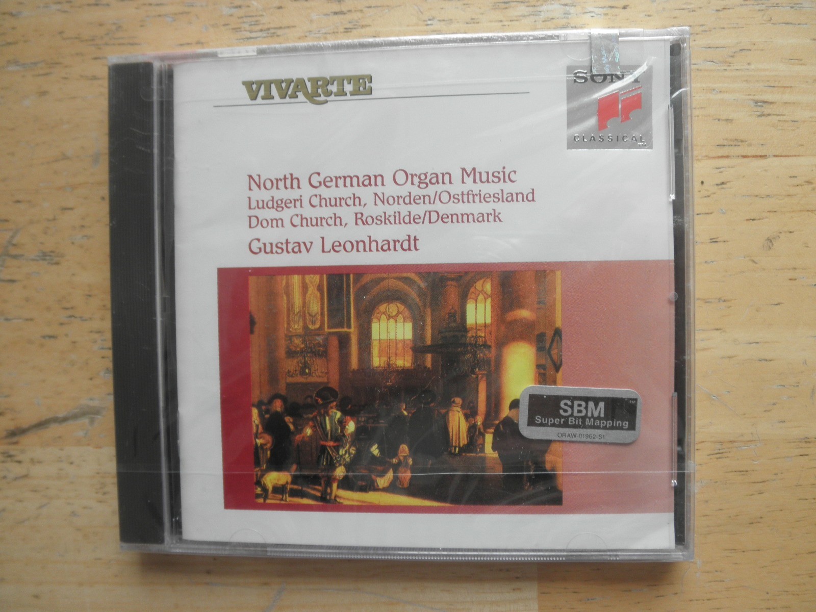 North German Organ Music Gustav Leonhardt CD Brand New Roskilde Denmark Ludgeri