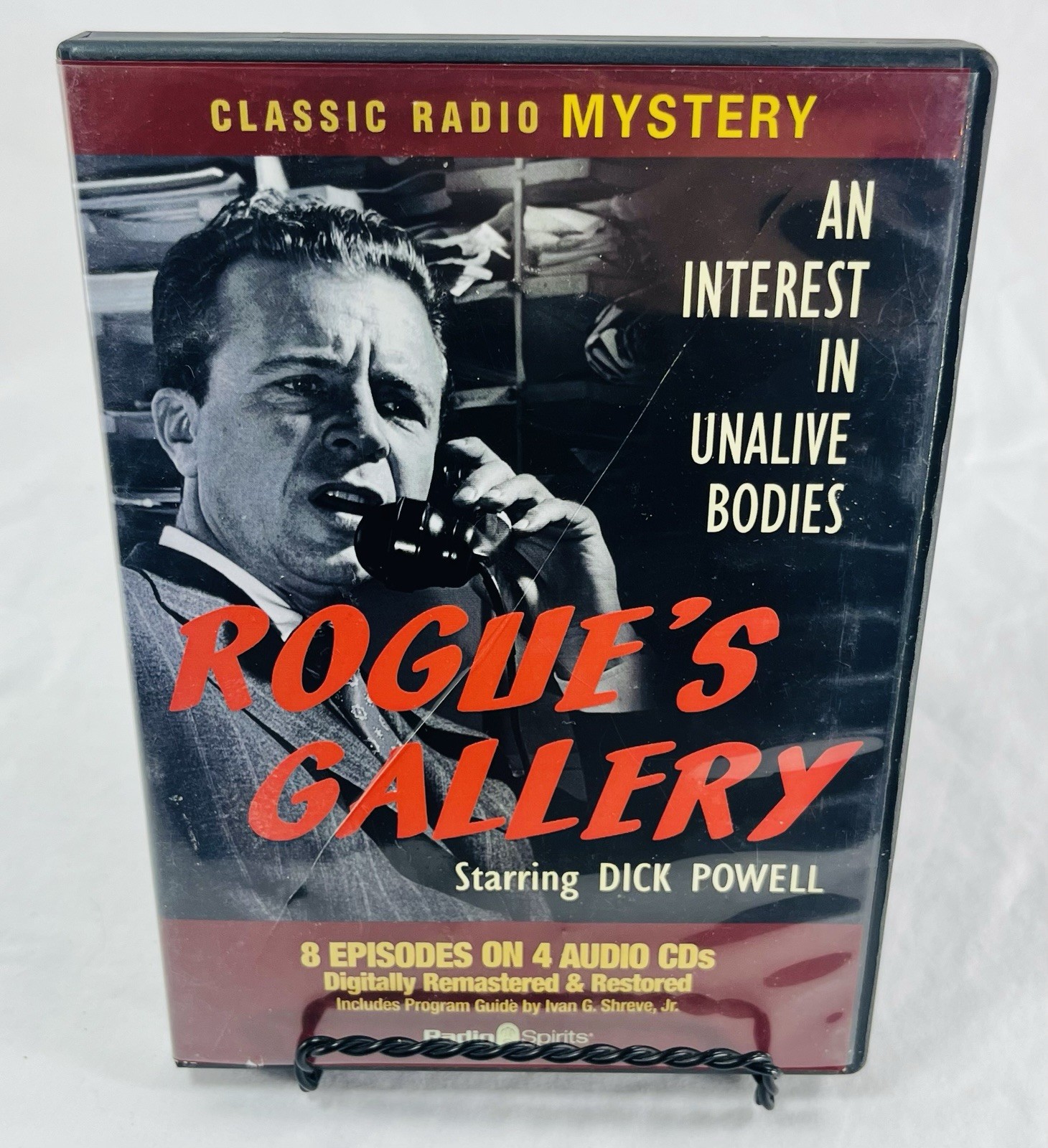Radio Mystery Rogue’s Gallery 4 CD Set Dick Powell Radio Spirits