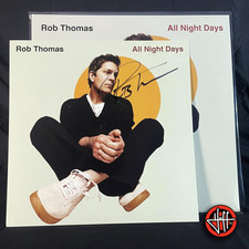 NEW SIGNED 🖊️ ROB THOMAS - All Night Days Red Wine Vinyl | Autographed Record picture